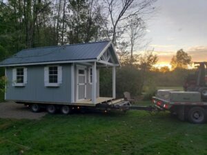 Shed on trailer