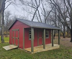 cabin style shed