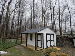 cabin style shed