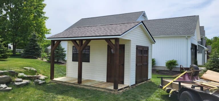 cabin style shed