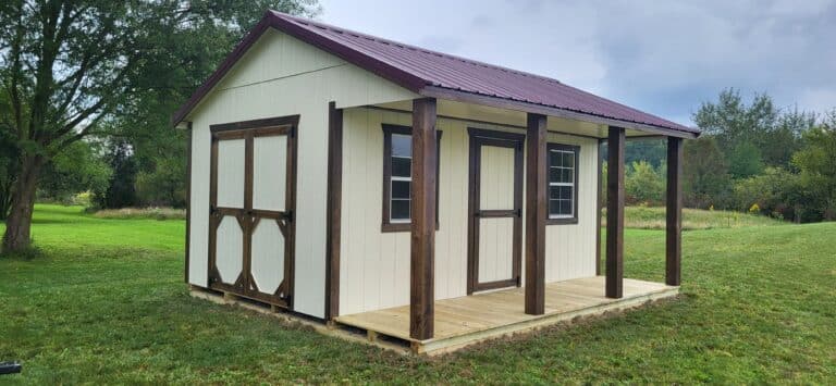 cabin style shed